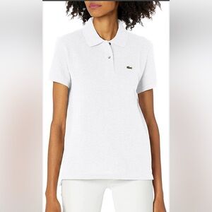 Lacoste Kids White Polo Shirt